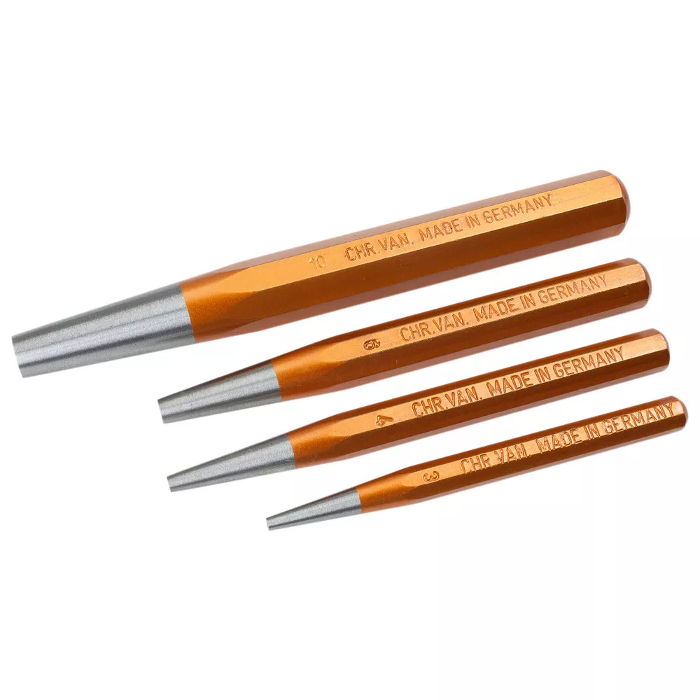 DURCHTREIBER, DIN 6458, Länge 120 mm, Ø 10 mm, Ø Spitze 2 mm