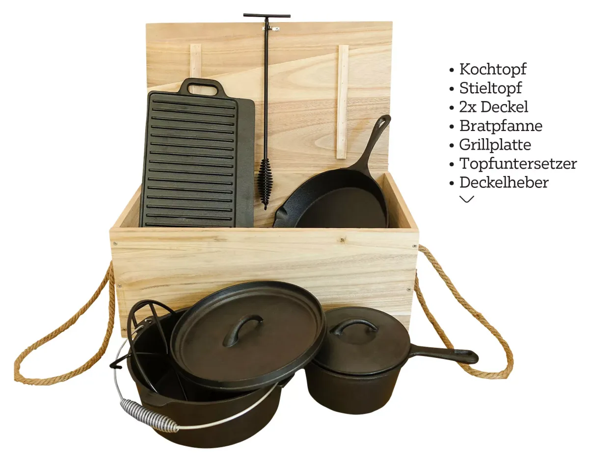 DUTCH OVEN SET 2273 Schwarz