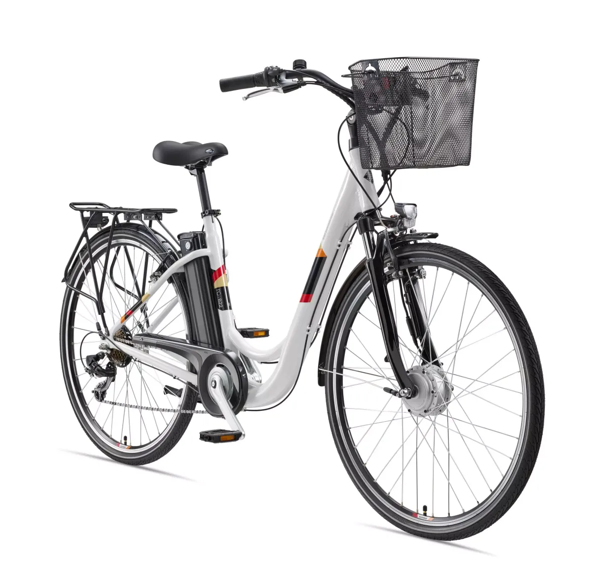 E-BIKE Cityrad Multitalent RC822 Für Damen u. Herren 374,4 Wh Frontmotor 7-Gang-Kettenschaltung 28 Zoll