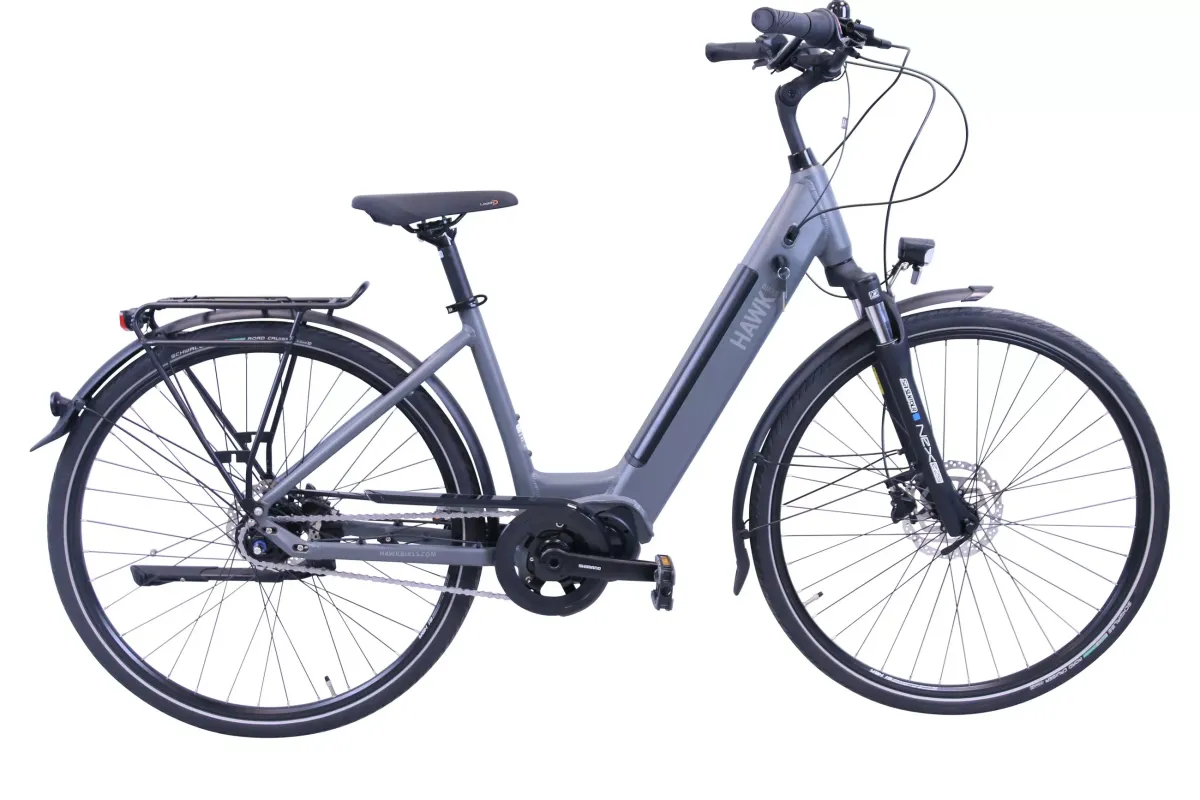 E-CITY Wave E-Bike Integrated Steps Lady 7 Gang 28 Zoll Gr:44cm