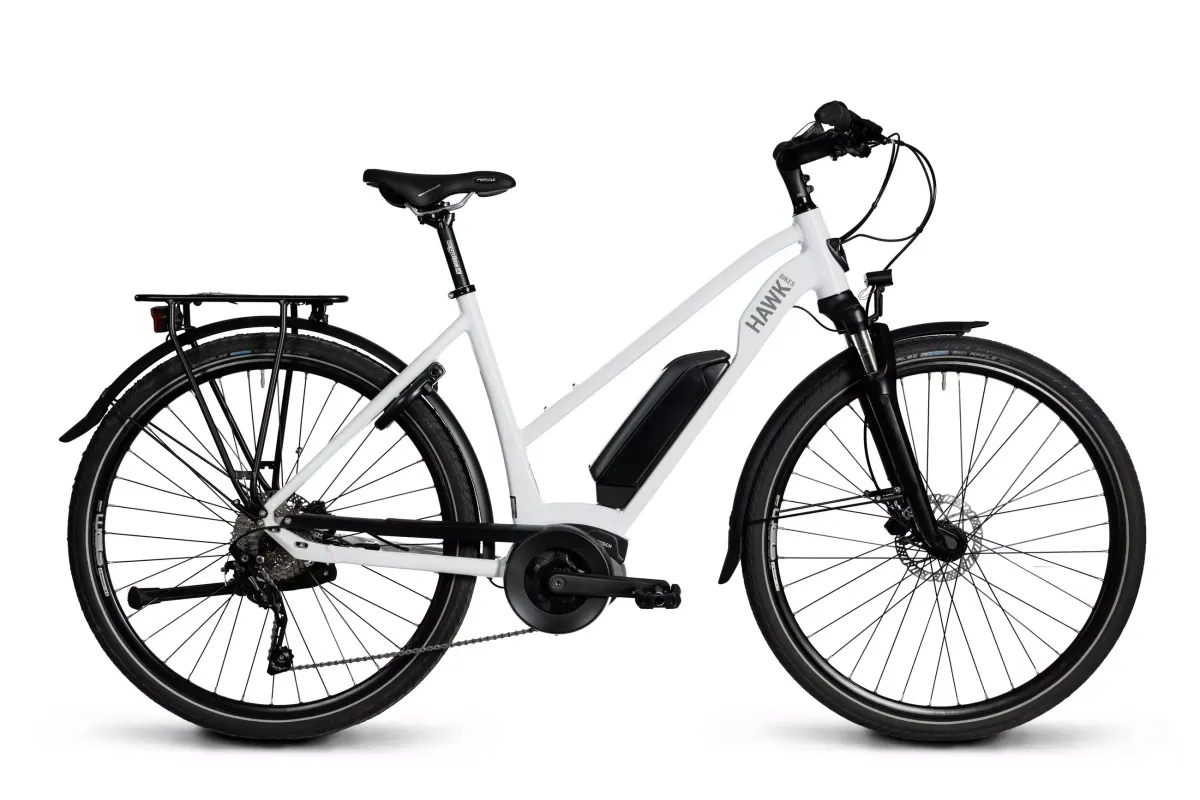 E-TREKKING 500 Lady E-Bike White 10 Gang 28 Zoll Gr: 48cm & 53cm