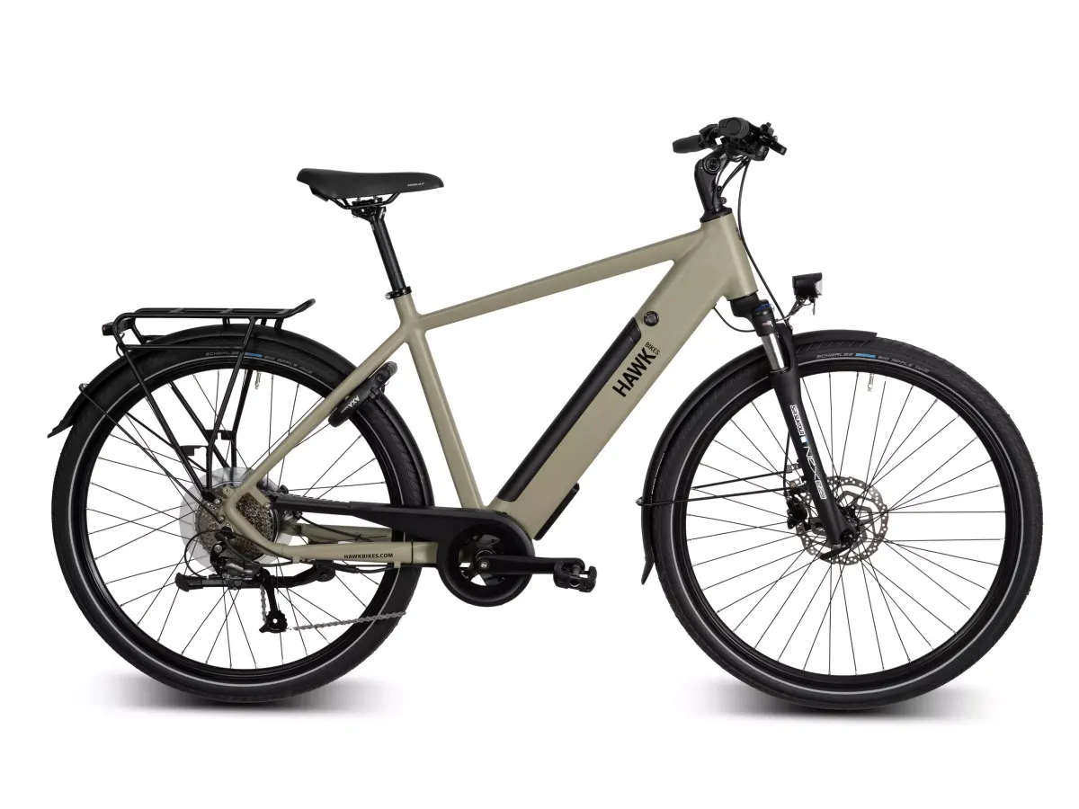 E-TREKKING Integrated Gent Bafang E-Bike Sand 28 Zoll Gr: 53cm