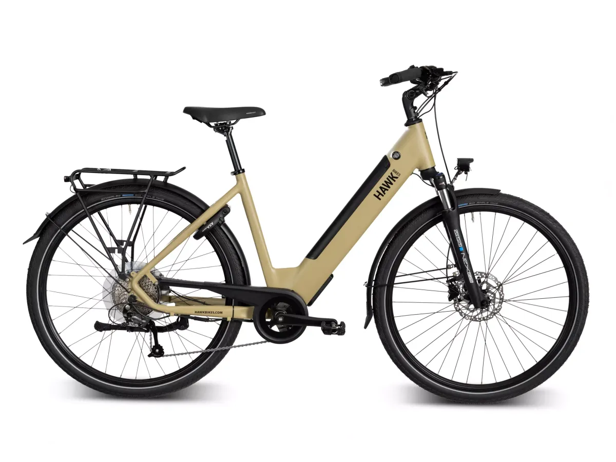 E-TREKKING Integrated Lady Bafang E-Bike Sand 28 Zoll Gr: 50cm