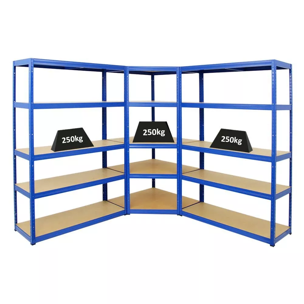 ECKREGAL Elephant 2er-Set mit Schwerlastregal Big Elephant Fachlast 250 kg Blau