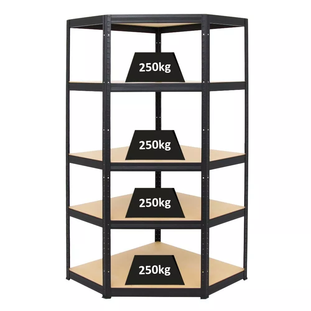 ECKREGAL Slim Elephant 180x90x45 cm Fachlast 250 kg Schwarz