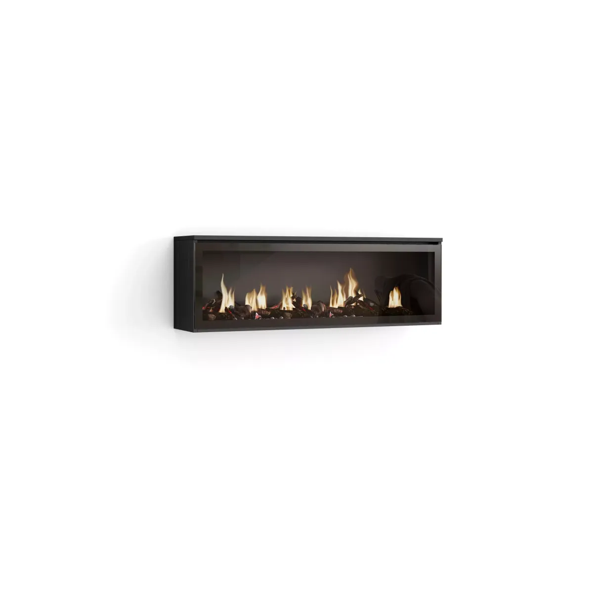 ELEKTROKAMIN LED, schwarz, 107/25/38 cm