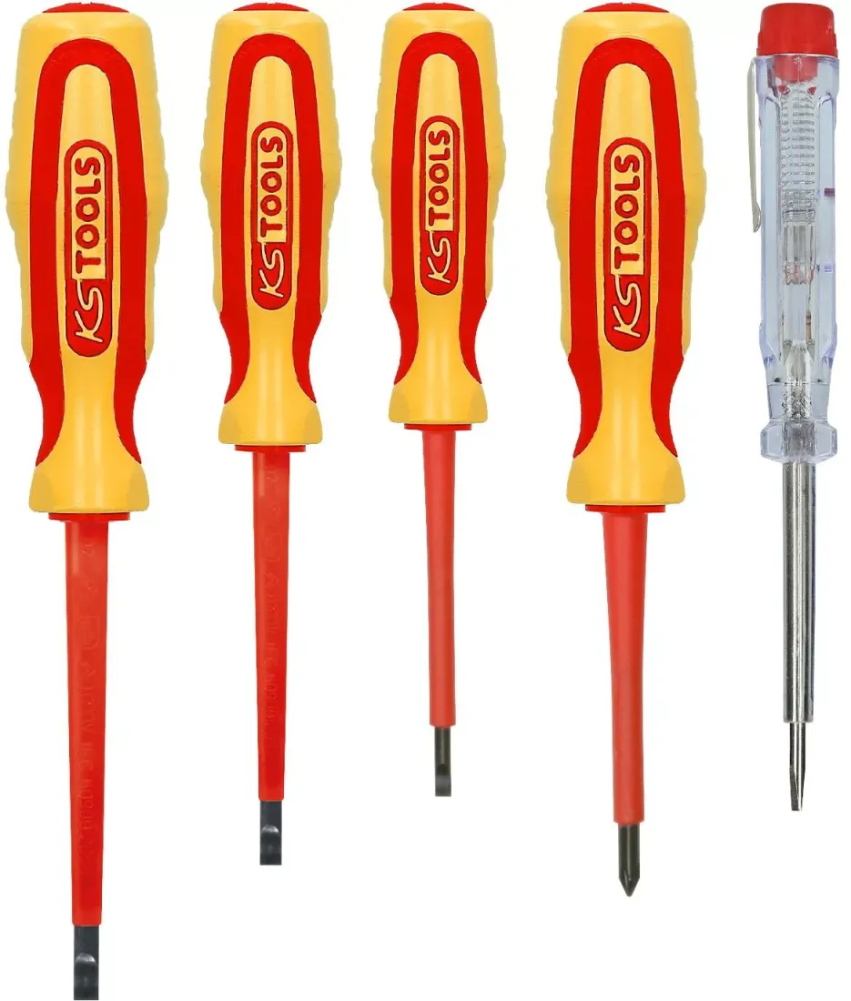 ERGOTORQUE VDE SCHRAUBENDREHER-SATZ, PH+SCHLITZ, 5-TLG