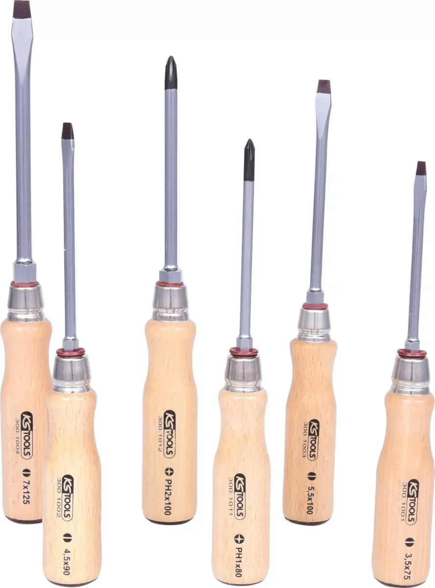ERGOTORQUE WOOD SCHRAUBENDREHER-SATZ, 6-TLG