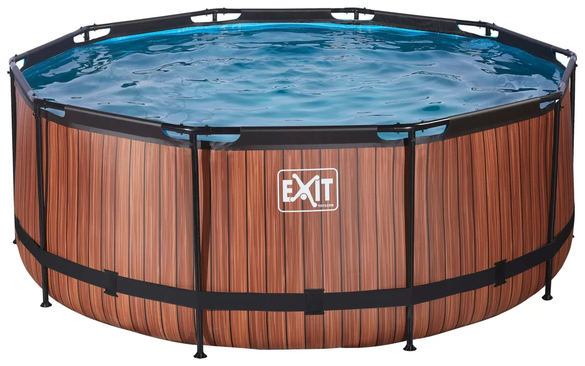 EXIT POOL WOOD 360X122 Wood 360/122 cm
