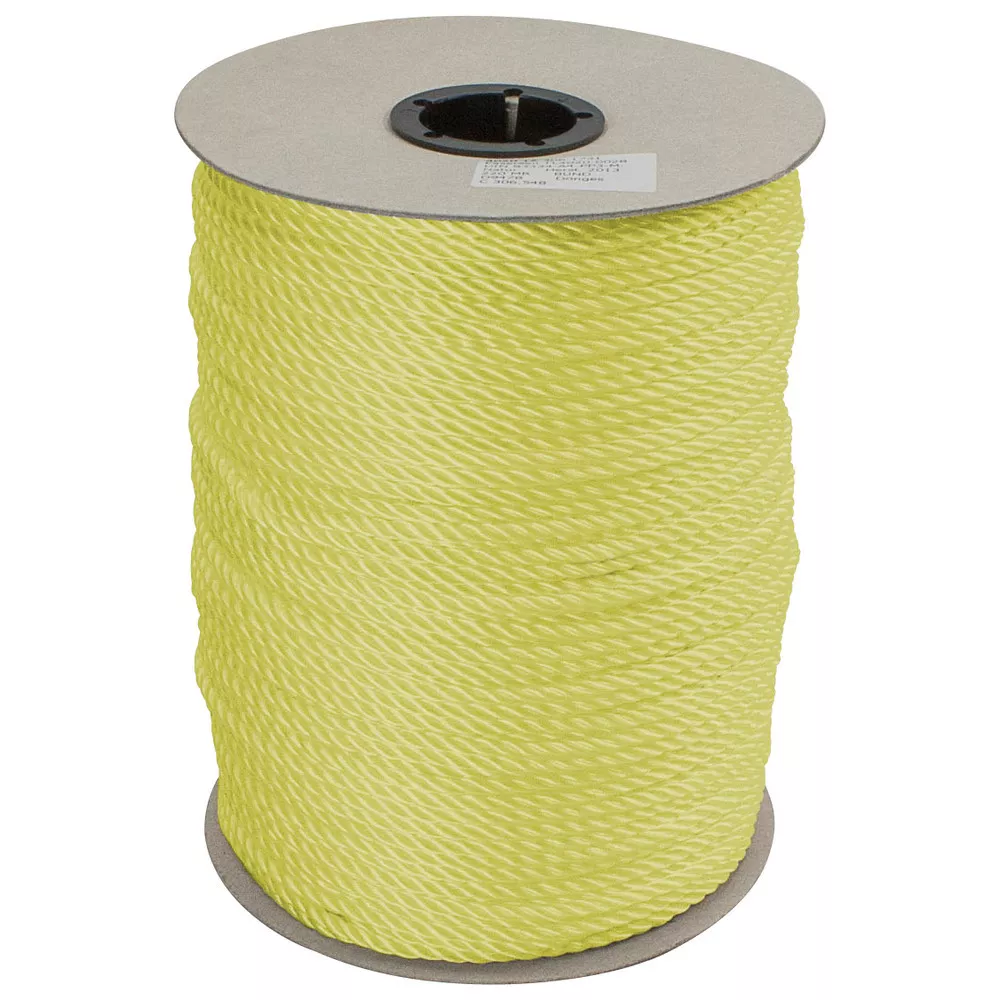 FASERSEIL aus Polypropylen, 1 mm, bronzegrün, geflochten