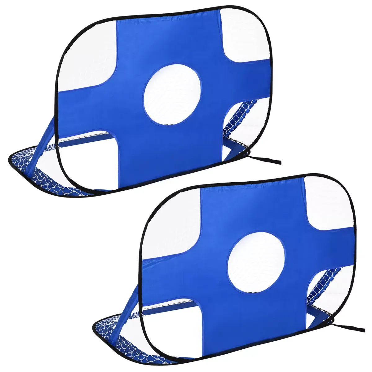 FUSSBALLTOR, Oxford-Gewebe, Blau, 123 x 80 x 80 cm