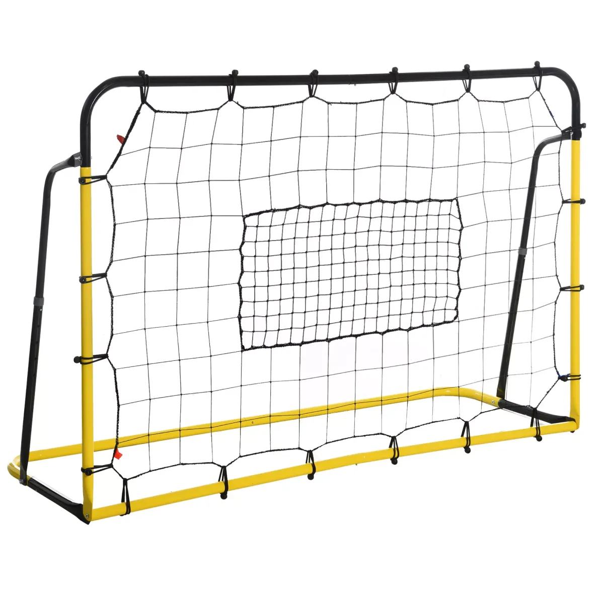 FUSSBALLTOR, Stahl, Gelb/Schwarz, 184 x 63 x 123 cm