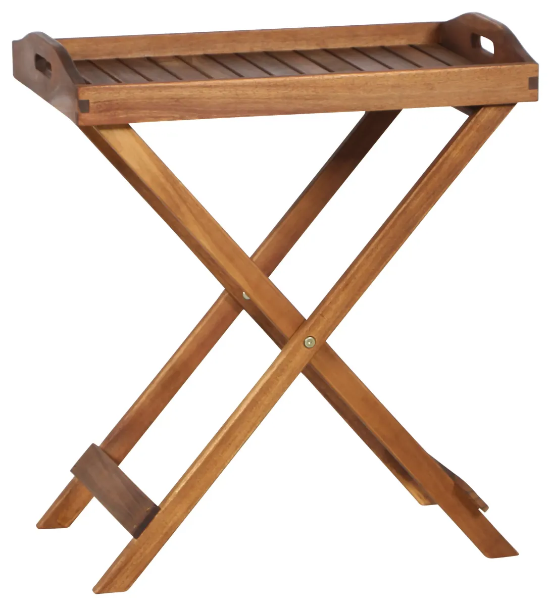 GARTENBEISTELLTISCH 60/40,5/66,5 cm Holz