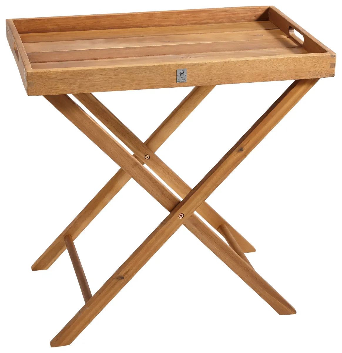 GARTENBEISTELLTISCH 68/42,5/68 cm Holz