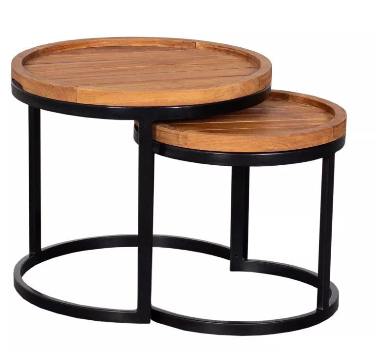 GARTENBEISTELLTISCH Holz, Metall