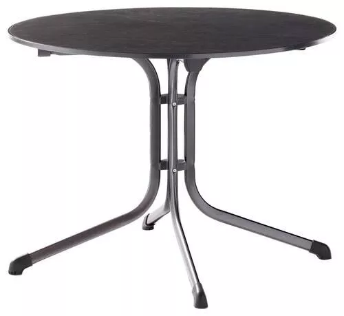 GARTENKLAPPTISCH 100/100/73 cm Metall rund
