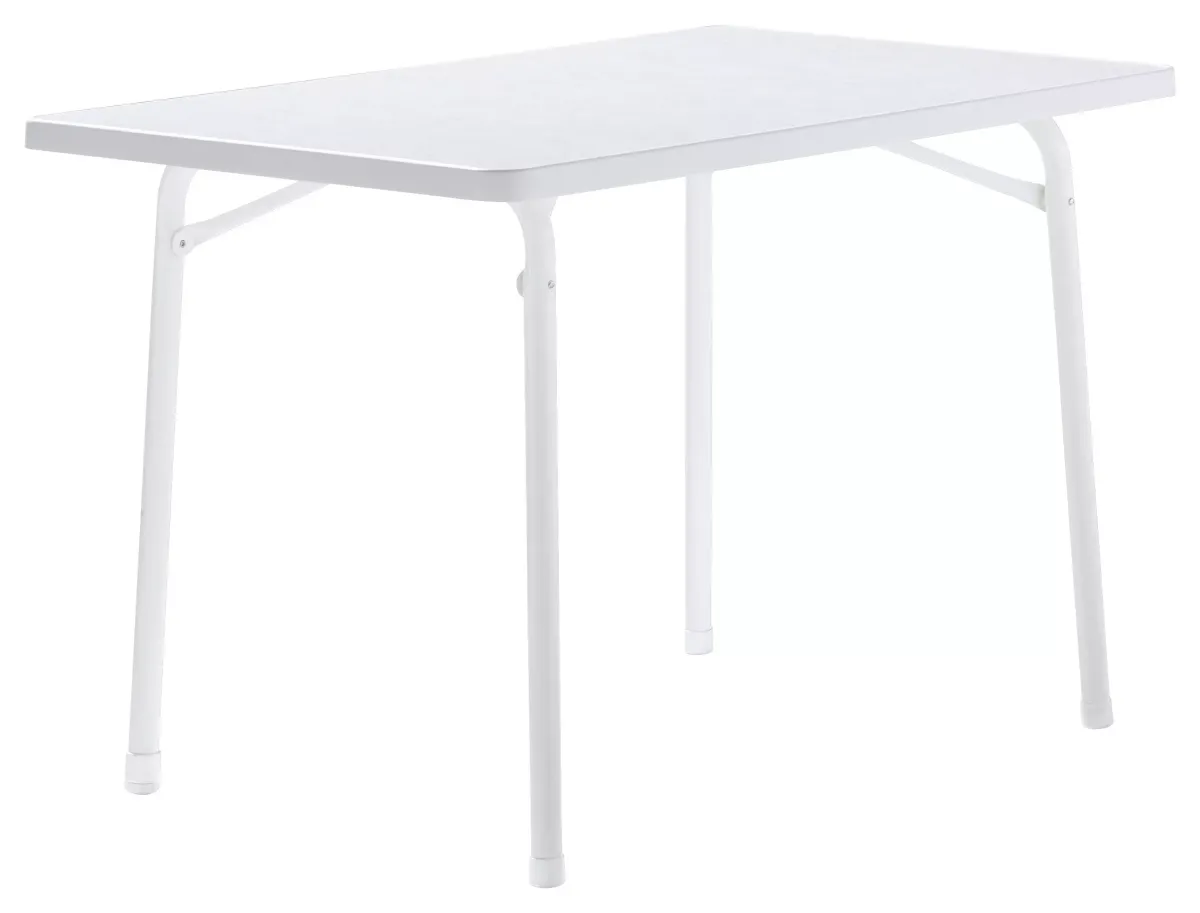 GARTENKLAPPTISCH 115/70/72 cm Metall rechteckig