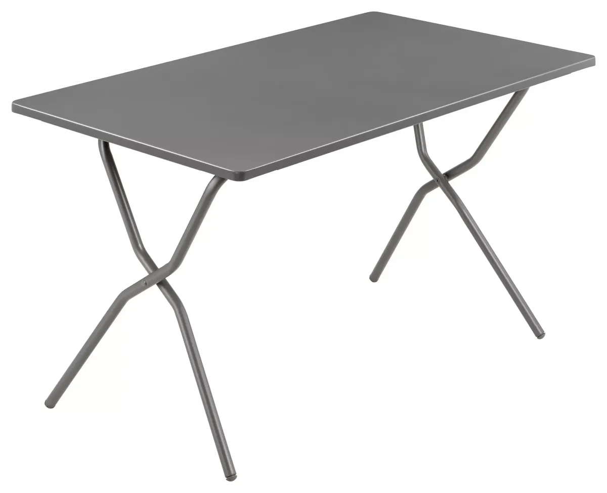 GARTENKLAPPTISCH 120/64/73 cm Metall rechteckig