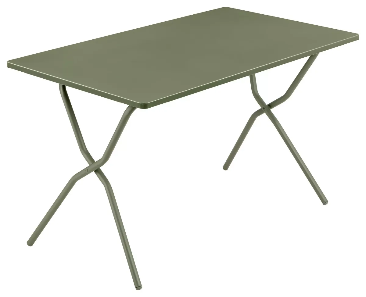 GARTENKLAPPTISCH 120/70/73 cm Metall rechteckig