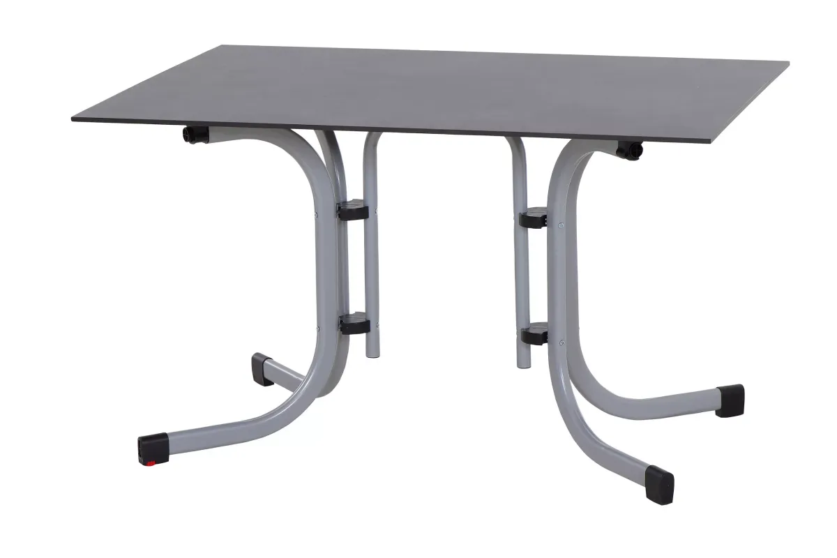 GARTENKLAPPTISCH 120/80/71 cm Metall, Kunststoff, Holzwerkstoff rechteckig