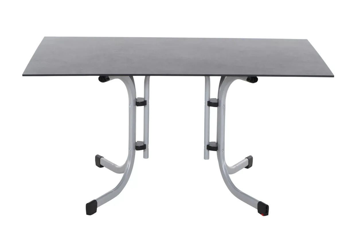 GARTENKLAPPTISCH 140/90/71 cm Metall, Kunststoff, Holzwerkstoff rechteckig