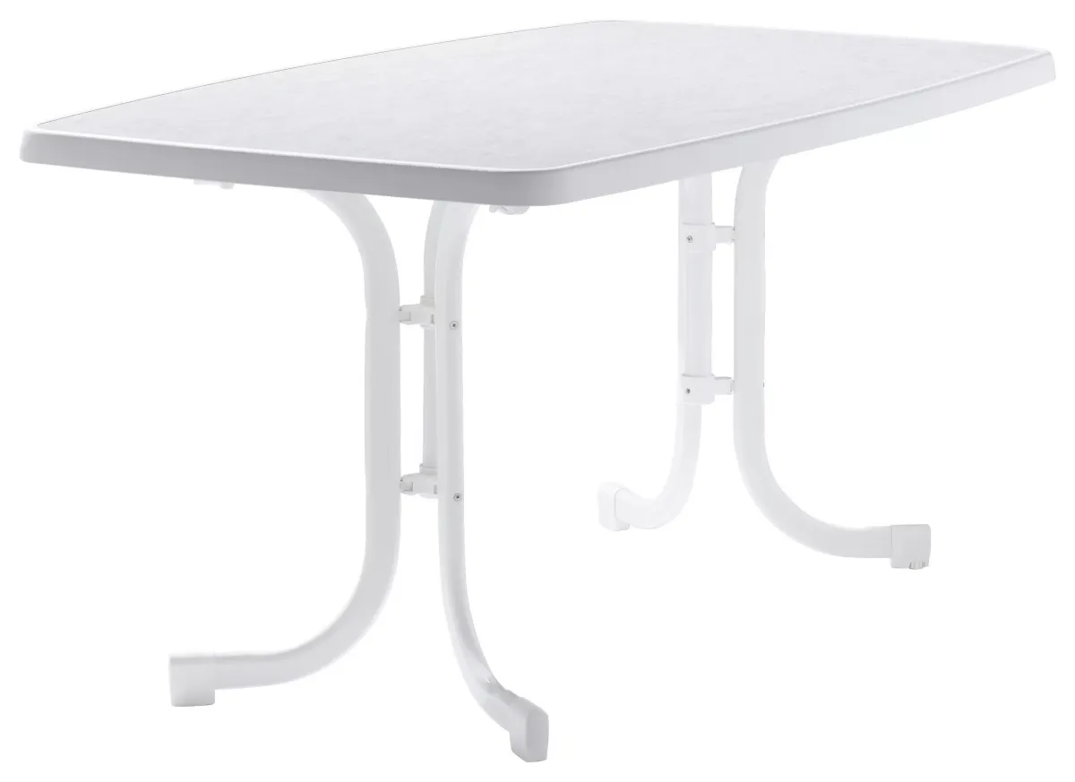 GARTENKLAPPTISCH 150/90/72 cm Metall rechteckig