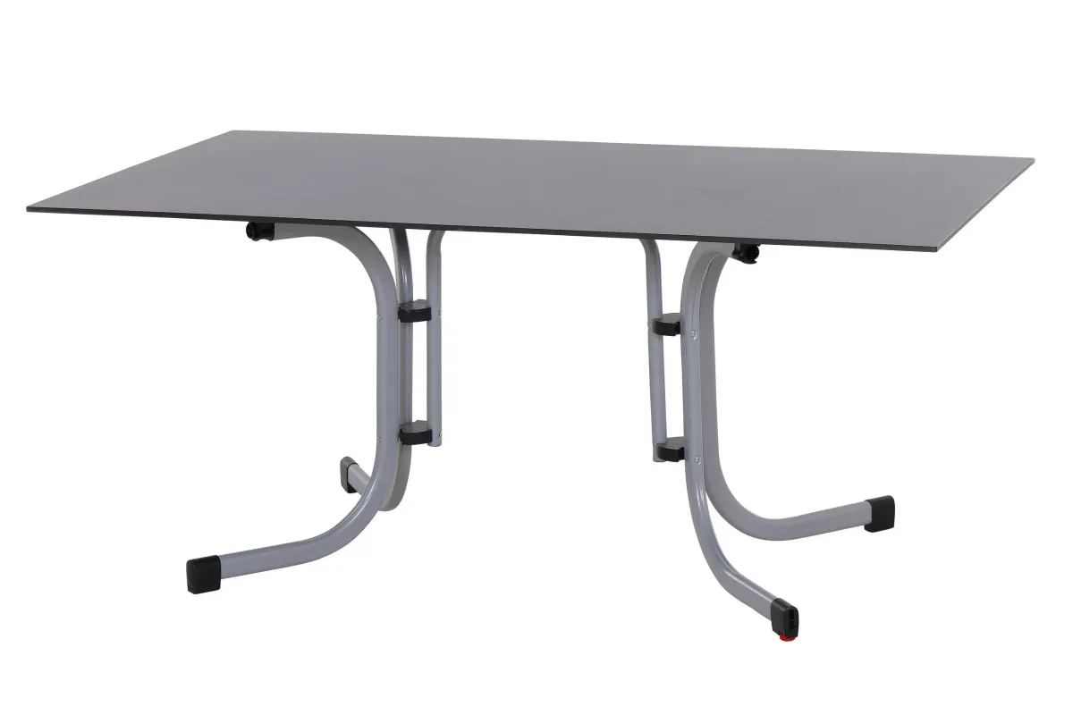 GARTENKLAPPTISCH 160/90/71 cm Metall, Kunststoff, Holzwerkstoff rechteckig