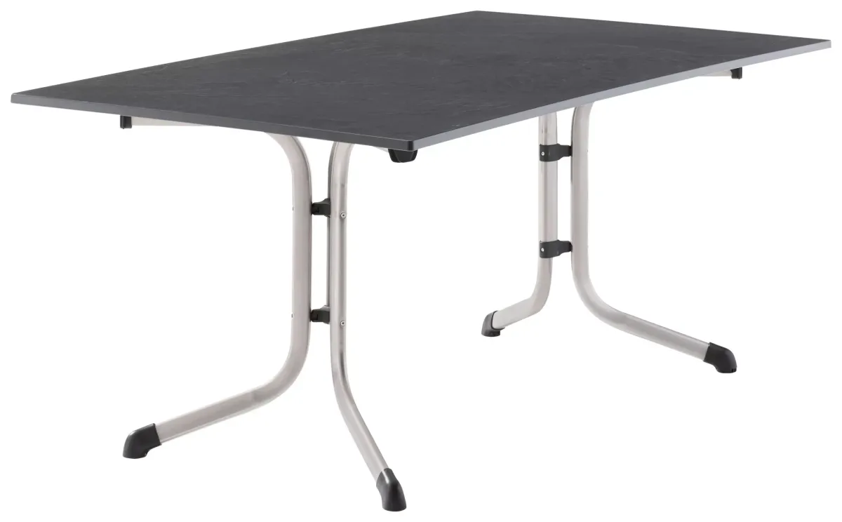GARTENKLAPPTISCH 165/95/73 cm Metall, Kunststoff rechteckig