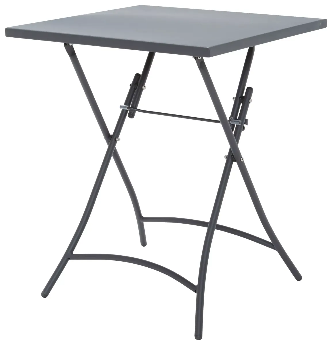 GARTENKLAPPTISCH 60/60/72 cm Metall quadratisch