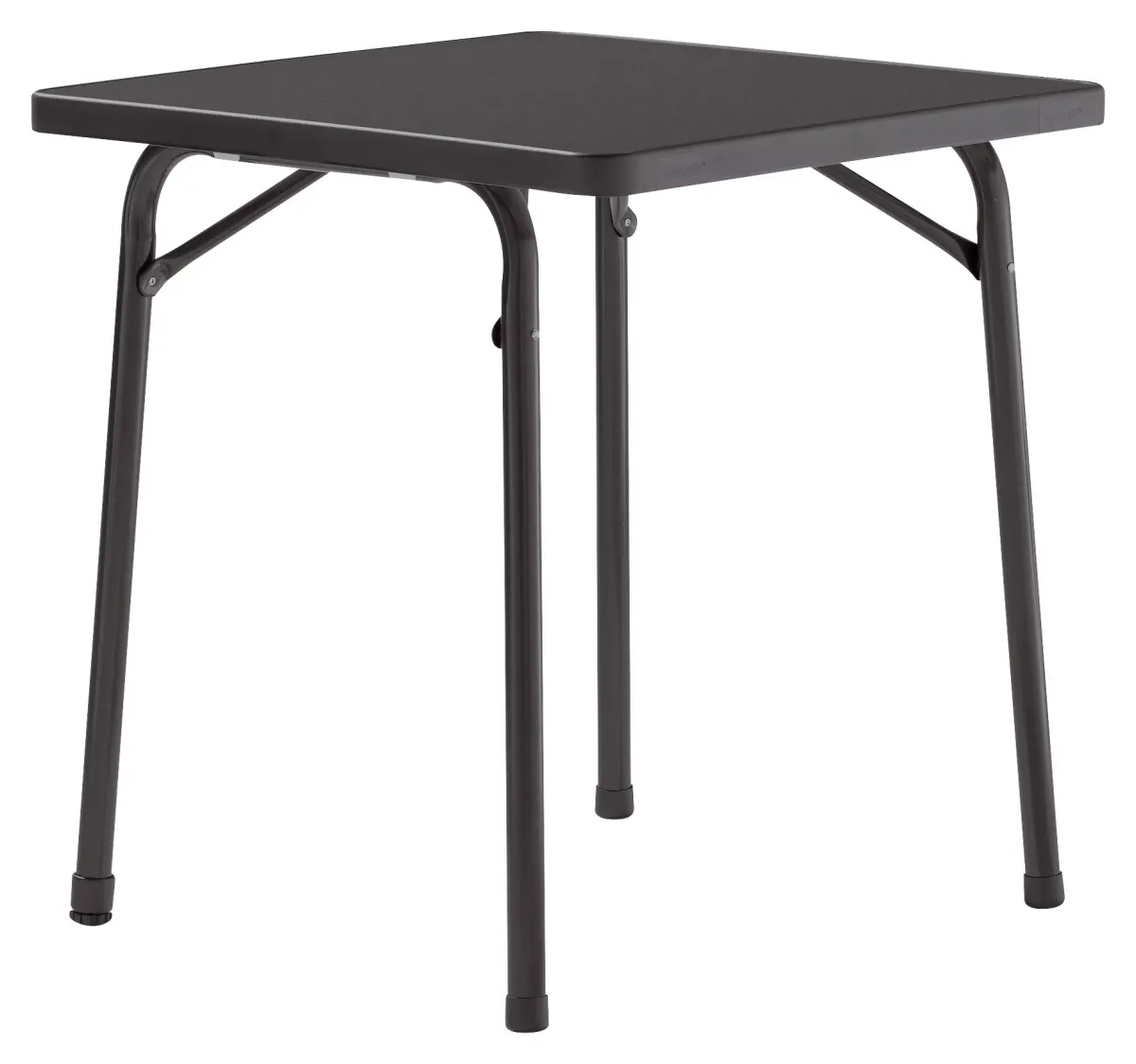 GARTENKLAPPTISCH 70/70/72 cm Metall quadratisch
