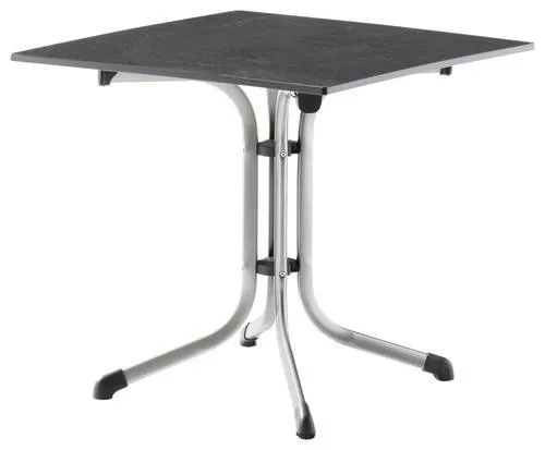 GARTENKLAPPTISCH 80/80/73 cm Metall, Kunststoff quadratisch