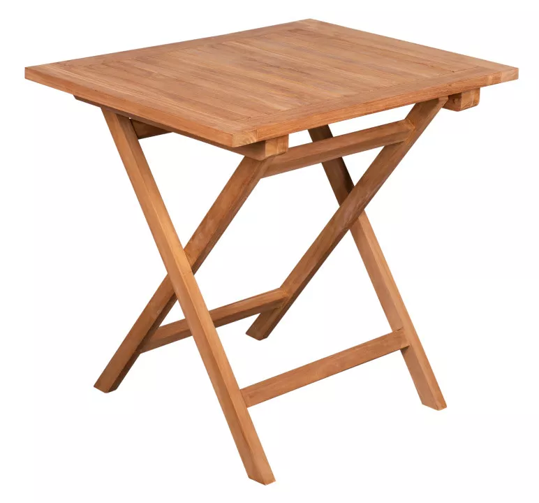 GARTENKLAPPTISCH Holz rechteckig