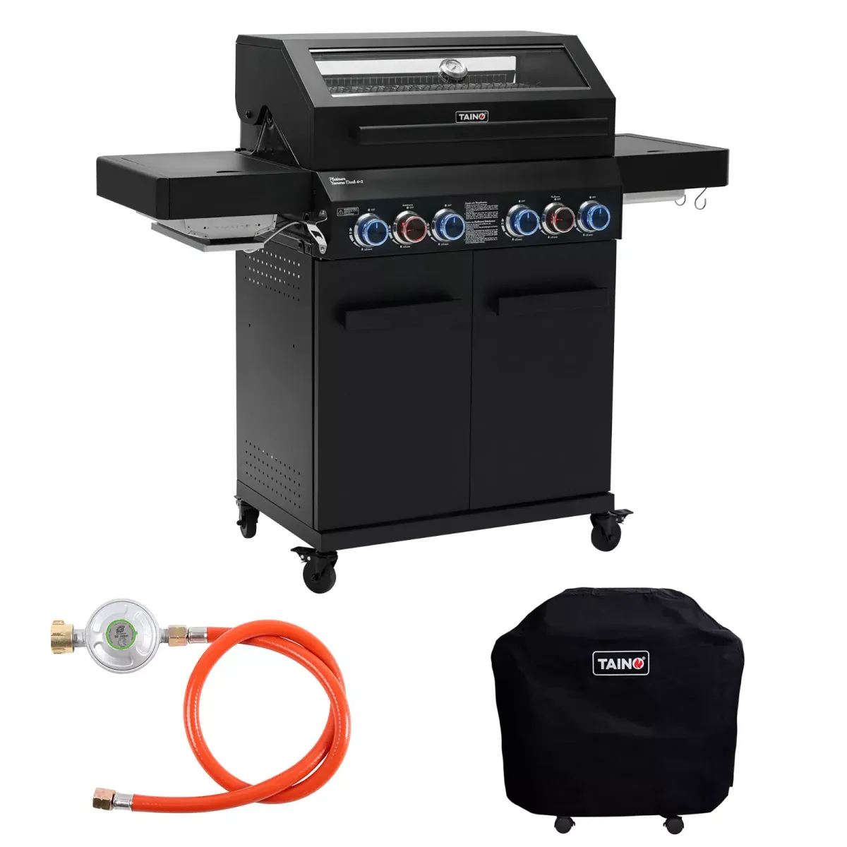 GASGRILL PLATINUM YAMARA DARK 4+2 Set