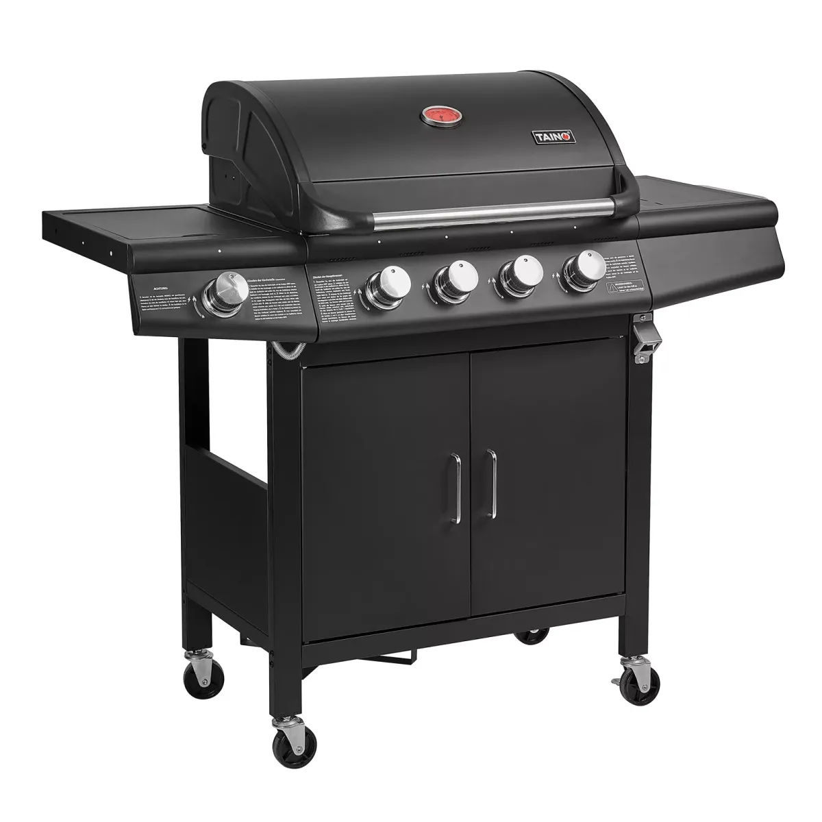 GASGRILL RED 4+1