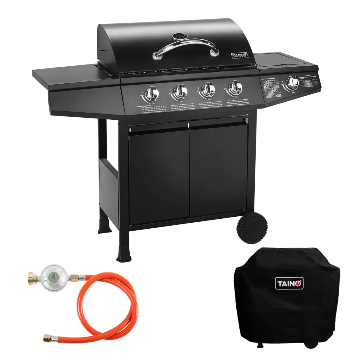 GASGRILL SET BASIC 4+1