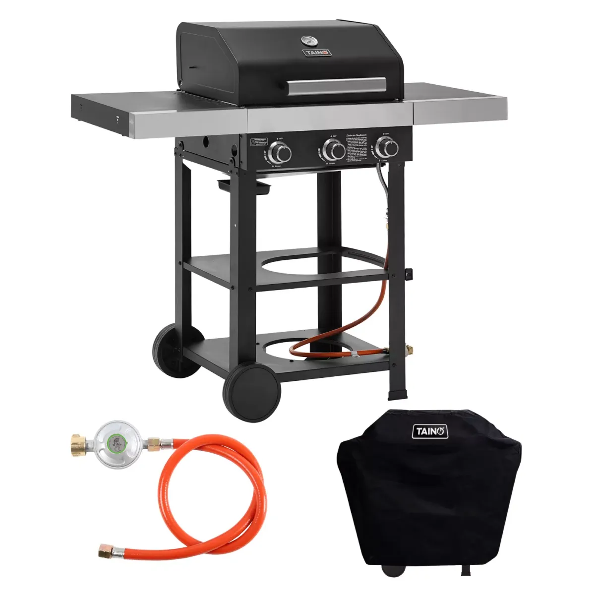 GASGRILL WABAYA 3+1 + Haube