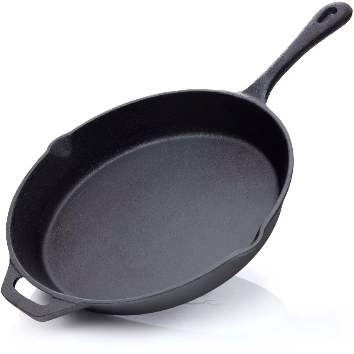 GRILLPFANNE Gusseisen Ø30cm 3600g mit Griff - Pfanne Gusspfanne