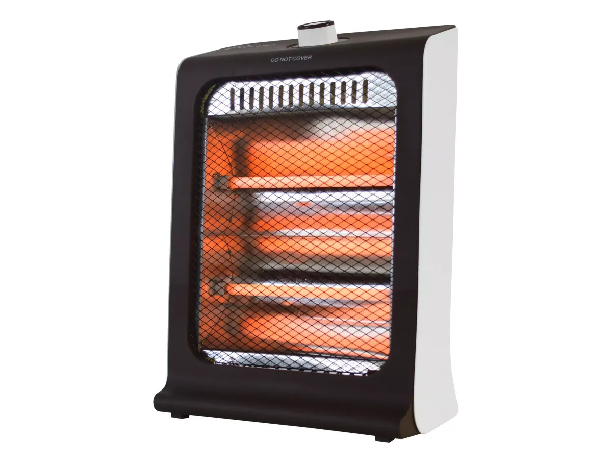 HALOGEN-HEIZUNG Schwarz für außen und innen 800 W