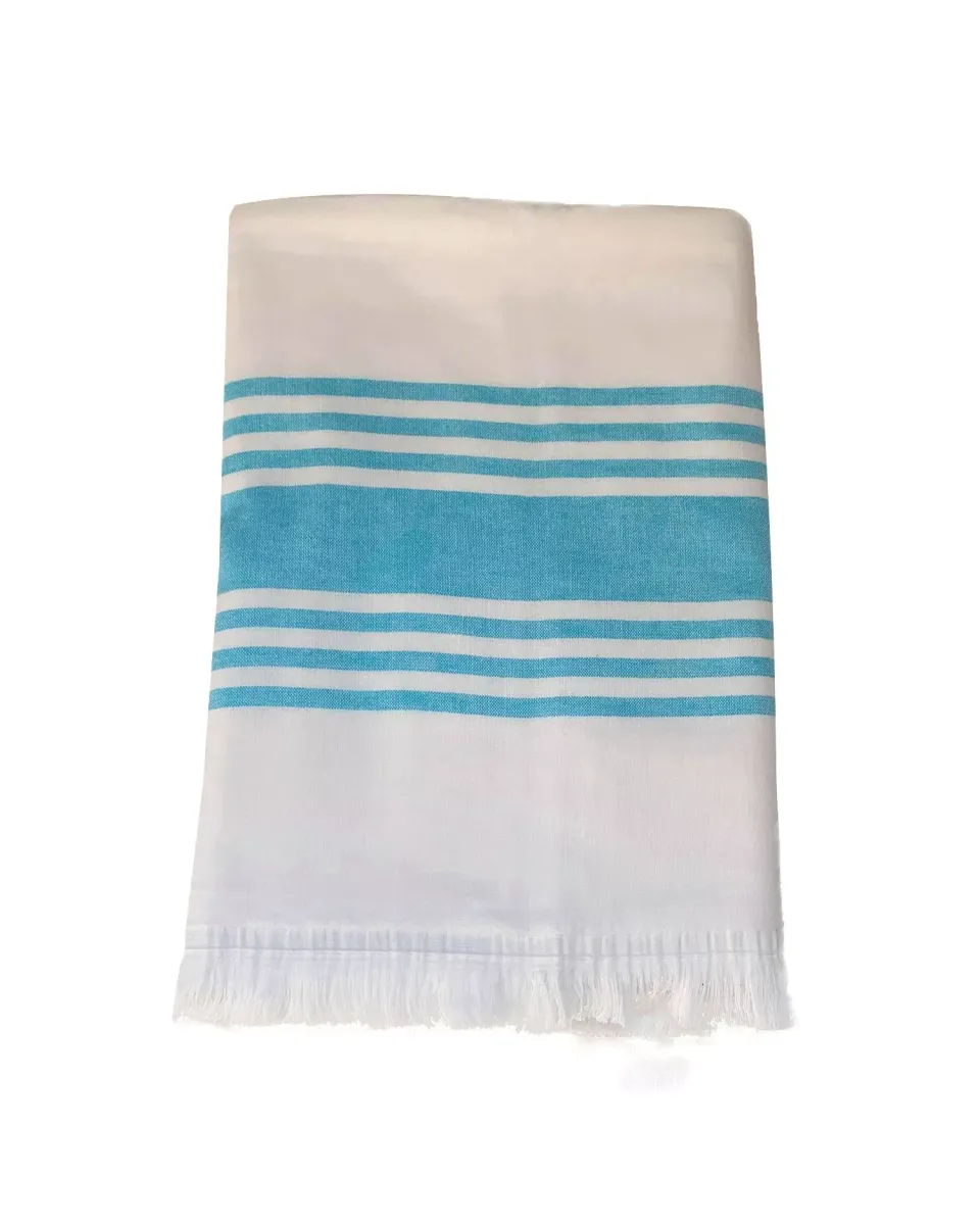 HAMAMTUCH mit Frotteefutter Karabuk Türkis 90x160 400g/m²