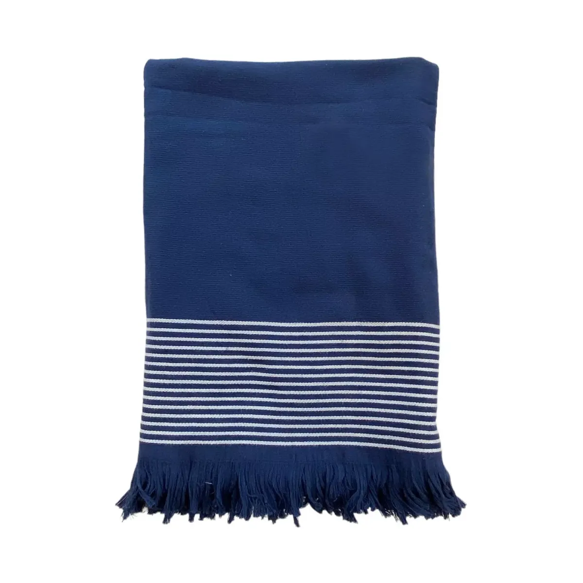 HAMAMTUCH mit Frotteefutter Paski Navy 90x170 300g/m²