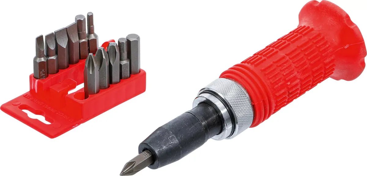 HAND-SCHLAGSCHRAUBER-SATZ INKL. BITS | ABTRIEB INNENSECHSKANT 12,5 MM