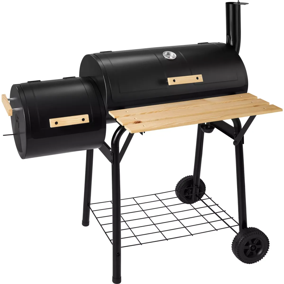 HOLZKOHLEGRILL ,115 x 67 x 115 cm,schwarz
