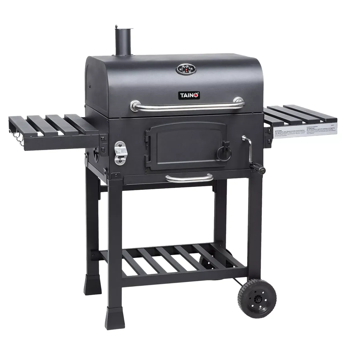 HOLZKOHLEGRILL und Smoker HERO XL