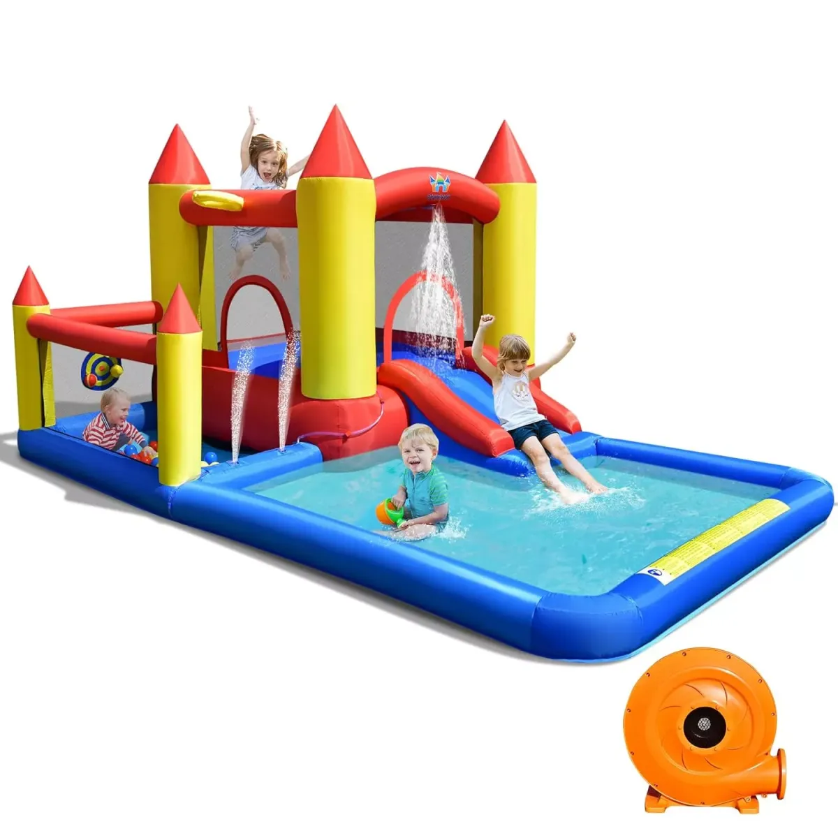 HÜPFBURG 195cm Multicolor