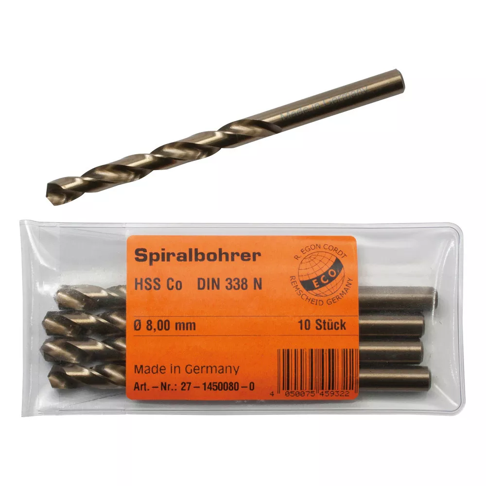 HSS-SPIRALBOHRER Co 5%, Ø 5,0 mm