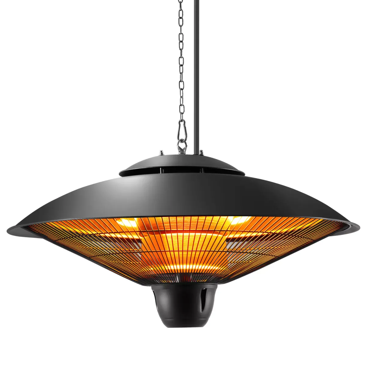 INFRAROTHEIZSTRAHLER Solaris Orbit,einfache Montage, 58 x 58 x 32 cm,schwarz