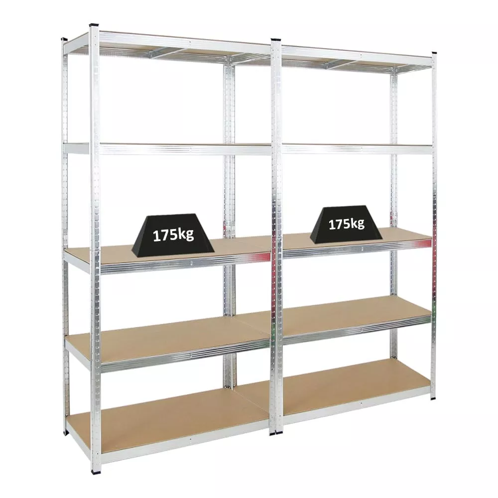 KELLERREGAL Gorilla 2er-Set mit 2x 200x100x50 cm Fachlast 175 kg Verzinkt