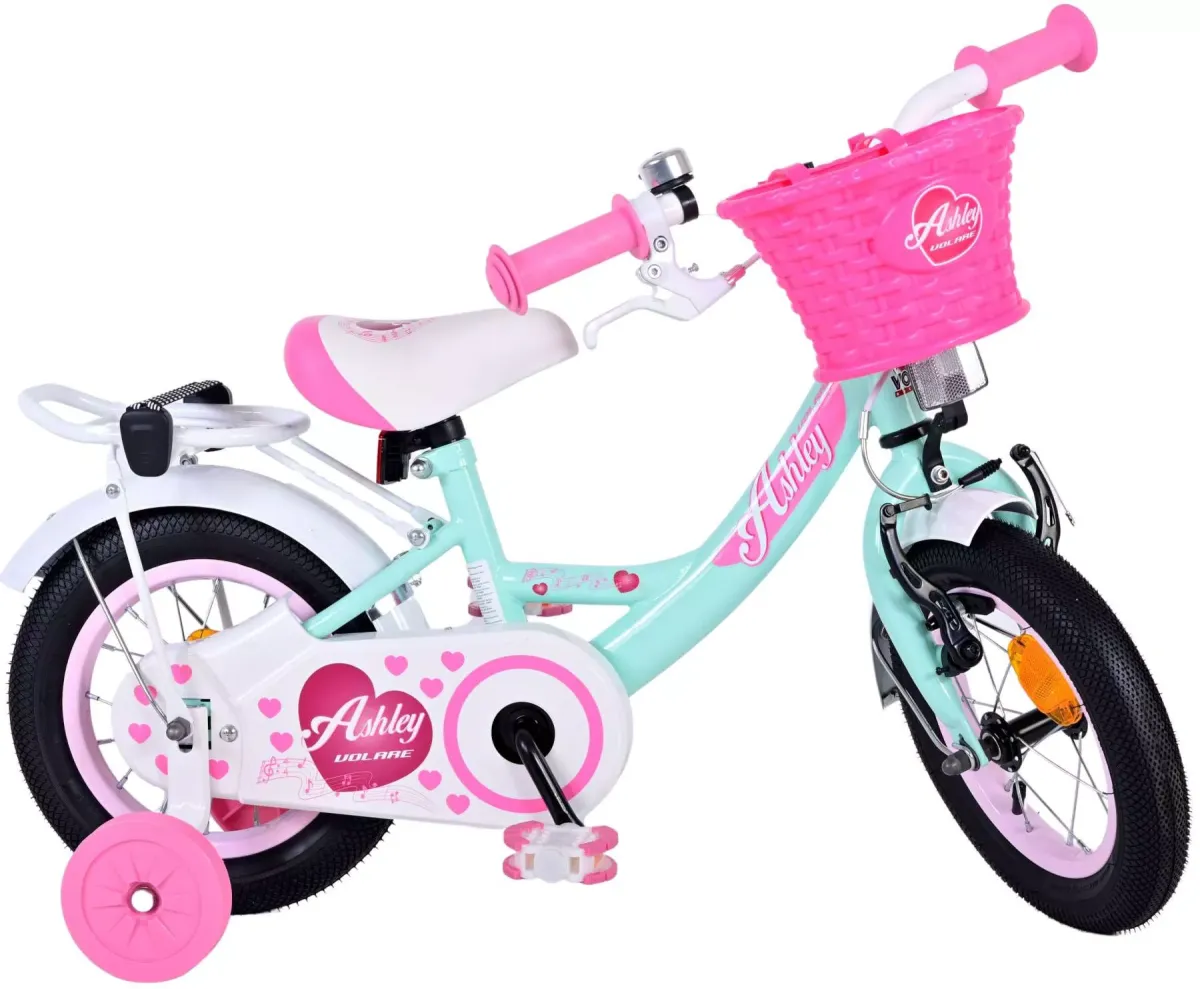 KINDERFAHRRAD Ashley - Mädchen - 12 Zoll - Rücktritt + Handbremse - Grün