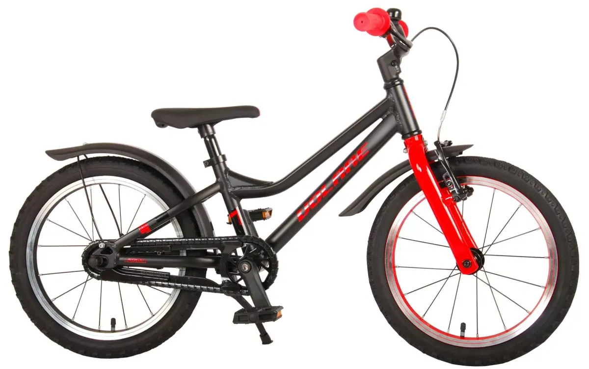 KINDERFAHRRAD Blaster - Jungen - 16 Zoll - Rücktritt + Handbremse - Schwarz