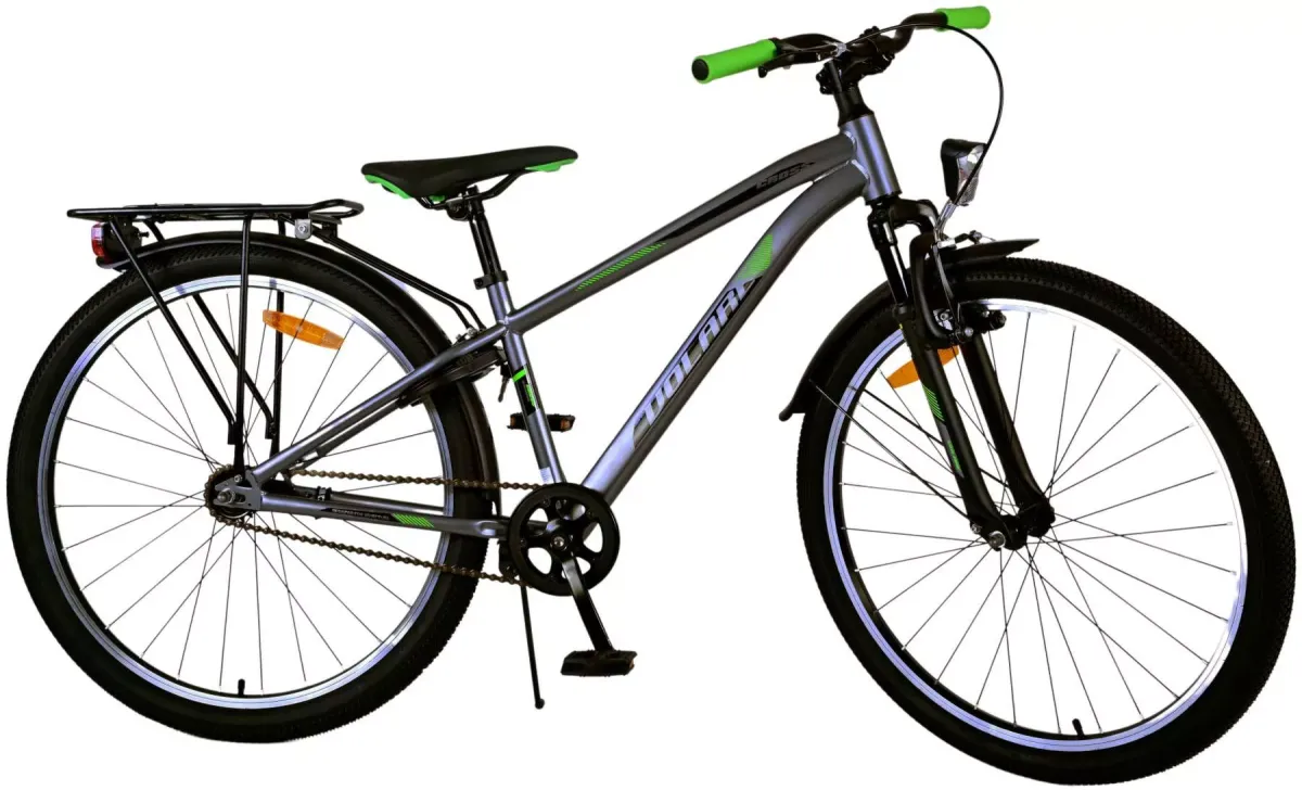 KINDERFAHRRAD Cross - Jungen - Rücktritt + Handbremse - 26 Zoll - Grau